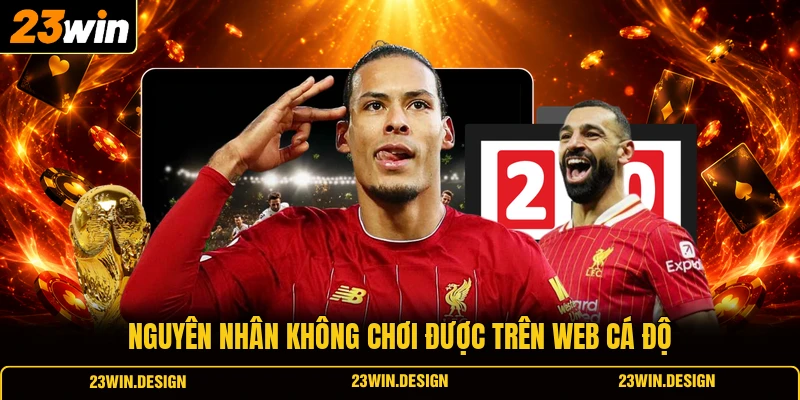 3 Cách Truy Cập Trang Cá Độ Khi Bị Chặn 23WIN Miễn Phí 1 Nguyên nhân không chơi được trên web cá độ